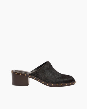 HEELED CLOGS 45MM / EBONY