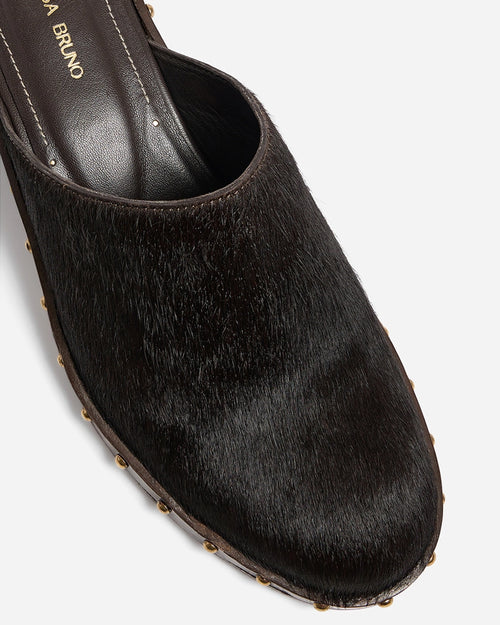 HEELED CLOGS 45MM / EBONY
