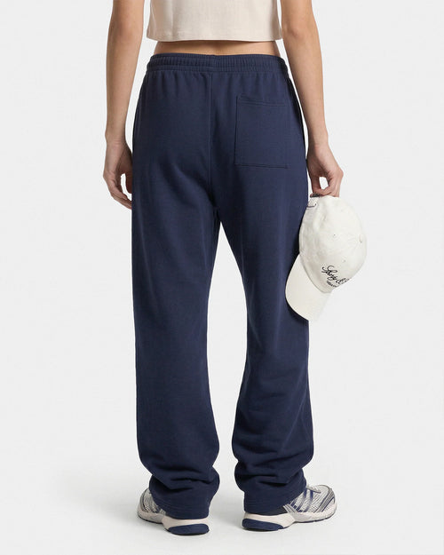 VENDOME LA EMBROIDERED WIDE SWEATPANT / DARK NAVY