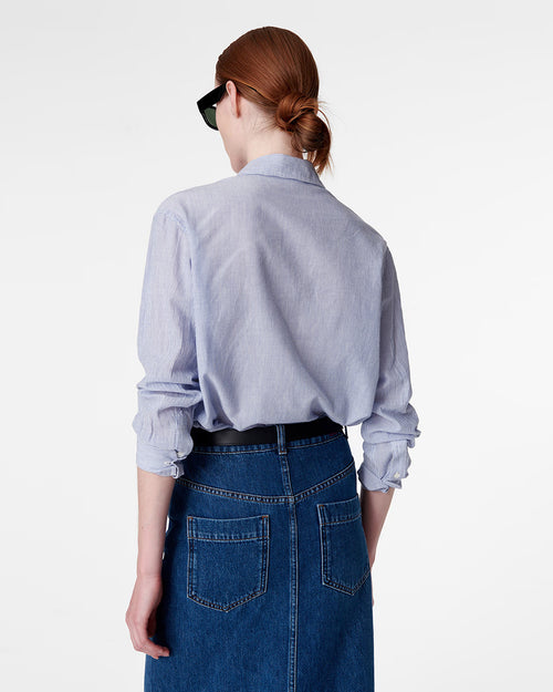 DRUYAT BLOUSE / BLANC BLEU