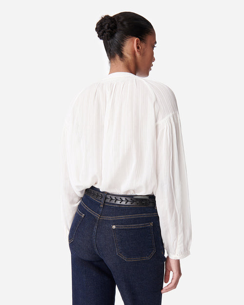 NIPOA BLOUSE / BLANC