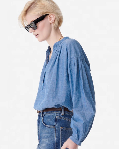 NIPOA BLOUSE / CHAMBRAY