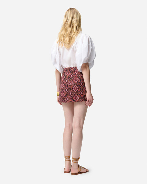 FALL SKIRT / MULTICO/ROSE