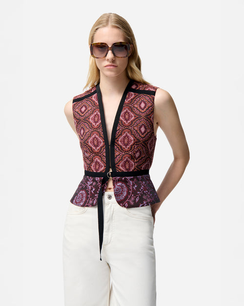 FILIPO VEST / MULTICO ROSE