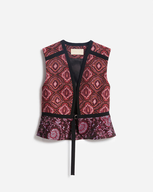 FILIPO VEST / MULTICO ROSE