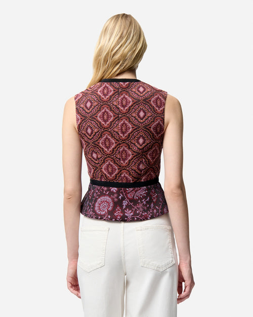 FILIPO VEST / MULTICO ROSE