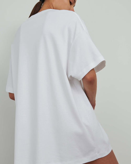 HB OVERSIZE TEE / OFF WHITE