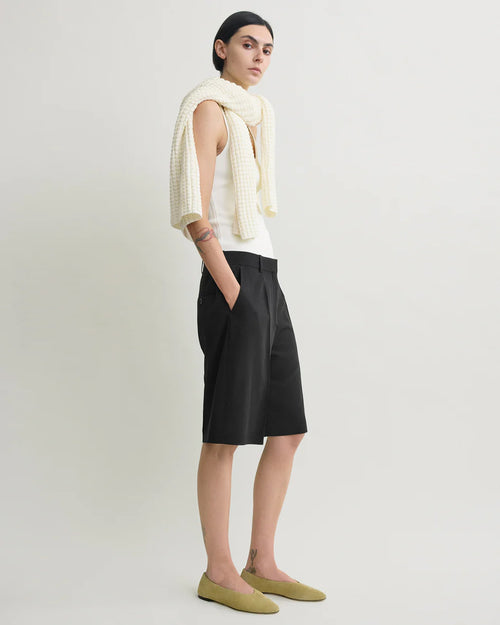 WIDE FLUID SHORTS / BLACK