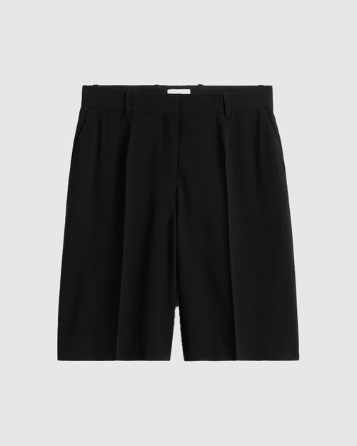 WIDE FLUID SHORTS / BLACK