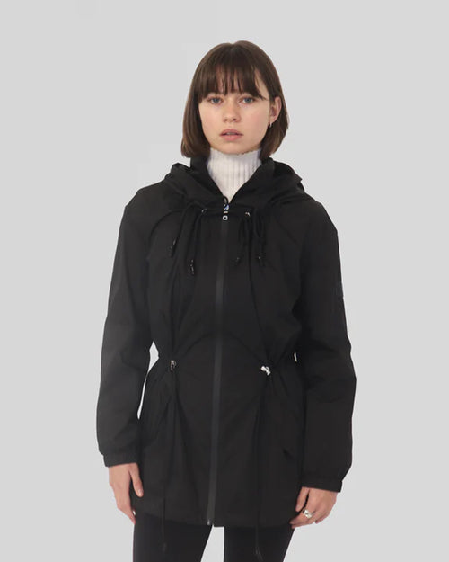 DOUBLE LAYER PUFFER JACKET 75CM / NOIR