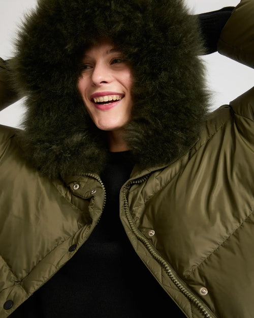 Hunter green parka hotsell