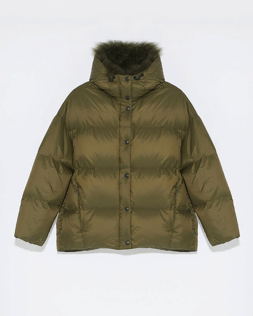 A LINE DOWN TECHNICAL LONG JACKET 75CM / HUNTER GREEN