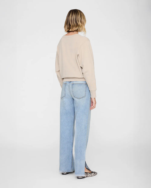 HARRY SHRUNKEN SWEATSHIRT PARIS / BEIGE