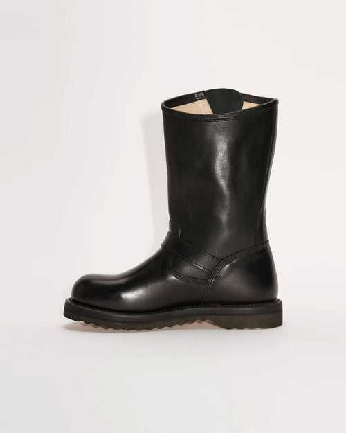 CORRAL BOOT / BLACK LEATHER