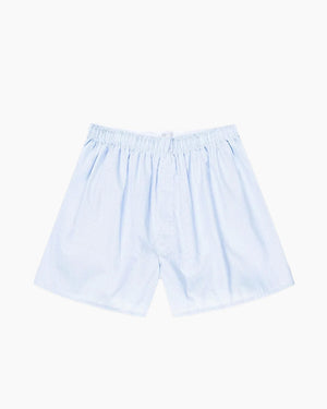 CLASSIC BOXER SHORT / LIGHT BLUE MICRO GINGHAM