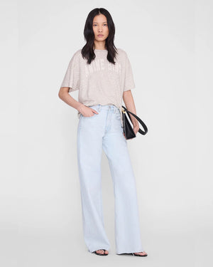 CADE TEE ANINE BING / WASHED WHITE LEOPARD