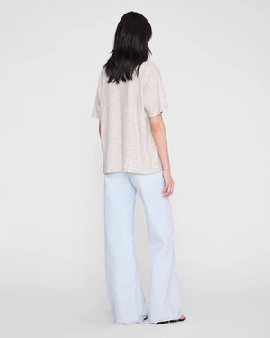 CADE TEE ANINE BING / WASHED WHITE LEOPARD