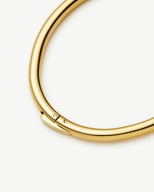 CLASSIC ROUND HINGED BANGLE / GOLD