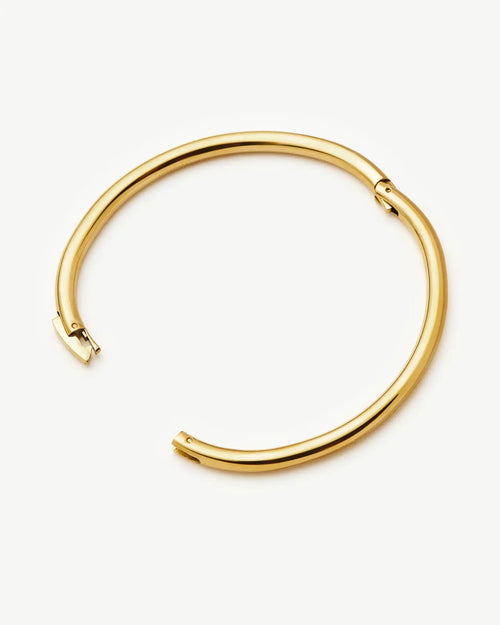 CLASSIC ROUND HINGED BANGLE / GOLD