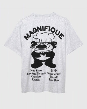 FOODCLUB T-SHIRT / HEATHER GREY