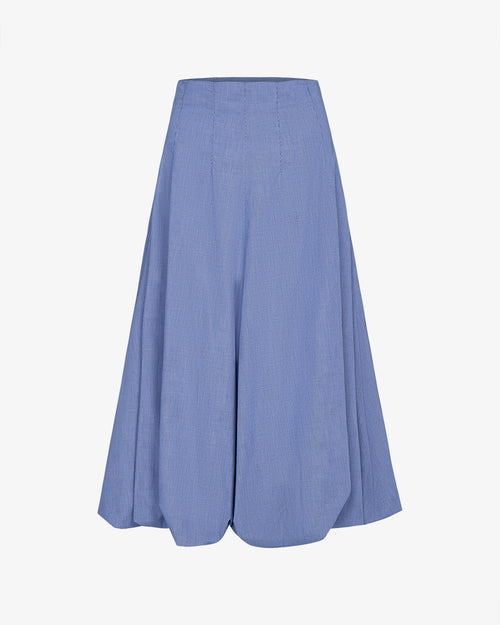 FULL INTENTIONS SKIRT / WHITE NAVY