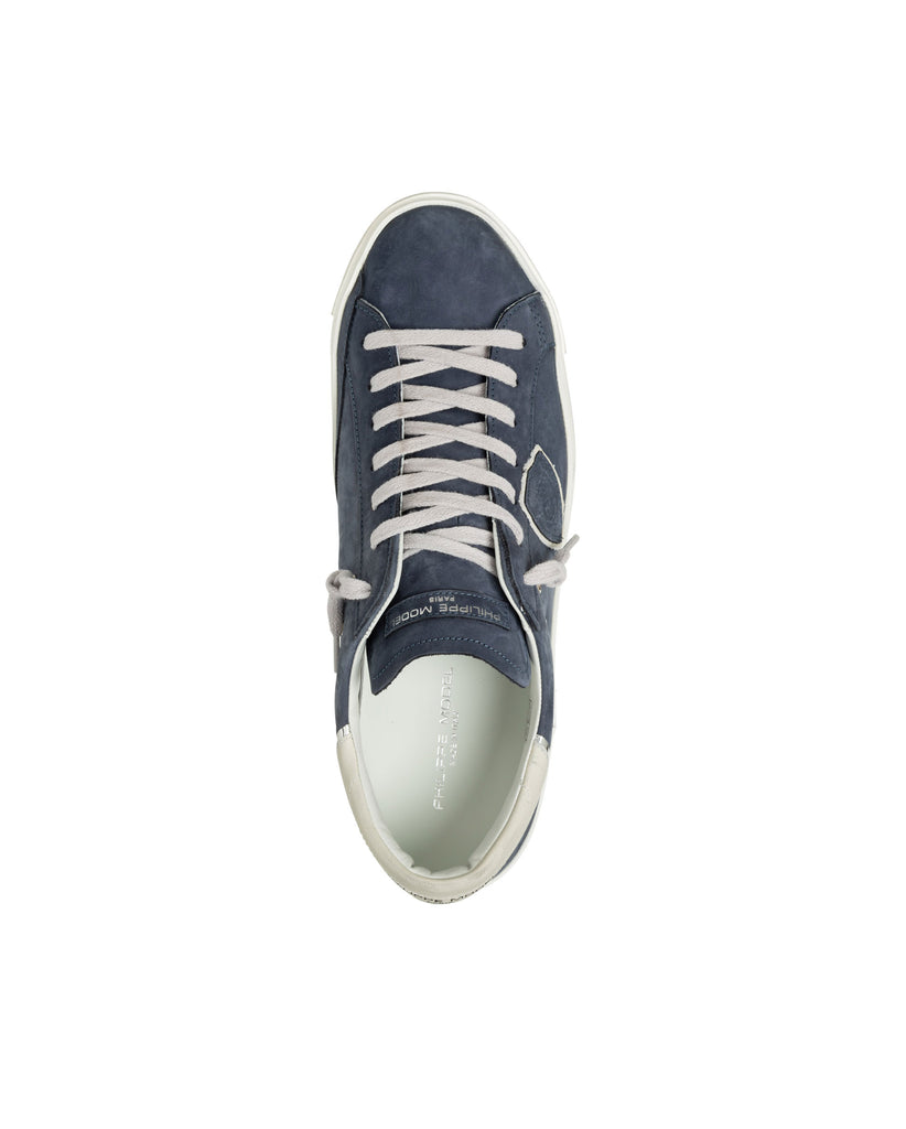 MAN PRSX LOW/ NUBUCK LAVE BLEU – FABRIC