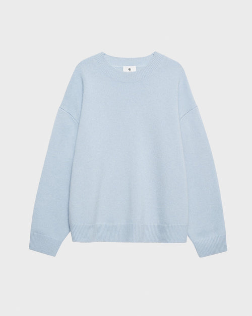 LEE CREW SWEATER / PALE BLUE