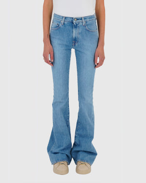 URSULA FLARED DENIM / BLUE COMFORT