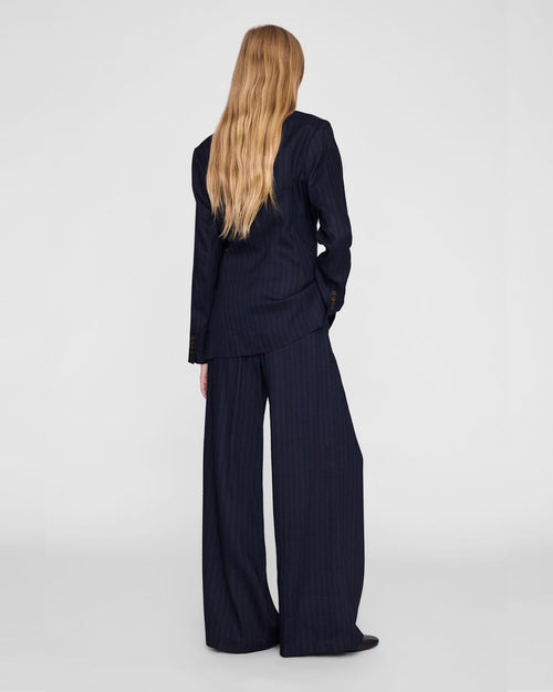 PAOLA TROUSER / NAVY PINSTRIPE