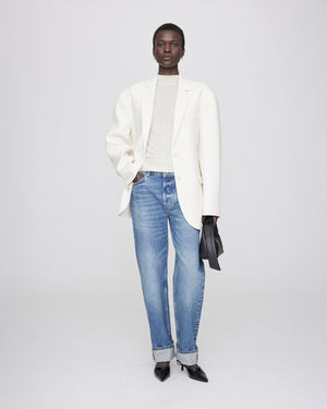 QUINN BLAZER / WHITE CASHMERE BLEND