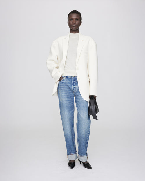 QUINN BLAZER / WHITE CASHMERE BLEND