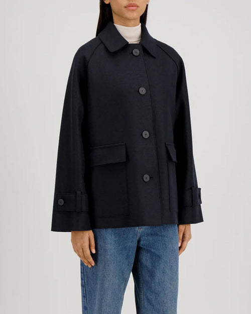 RAGLAN JACKET / DARK BLUE