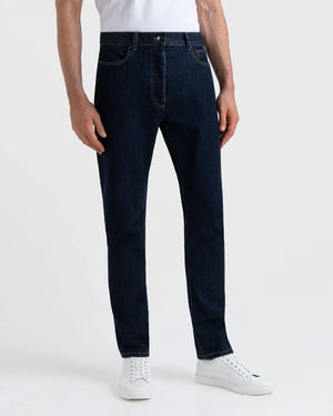 REGULAR FIT JEANS / RINSE WASH DENIM