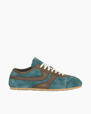 SUEDE SNEAKERS / TURQUOISE