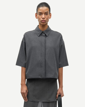 SALULU SS SHIRT 16054 / OMBRE BLUE