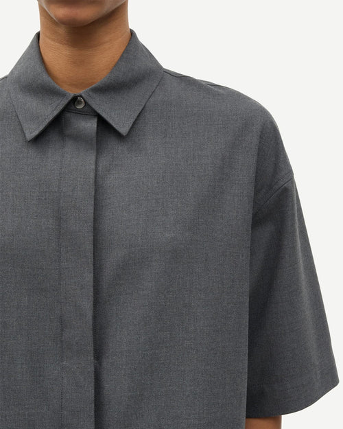 SALULU SS SHIRT 16054 / OMBRE BLUE
