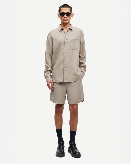 SAJABARI SHORTS 14329 / GREIGE