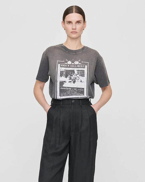 LILI TEE AB x TO x ROLLING STONES / WASHED FADED BLACK