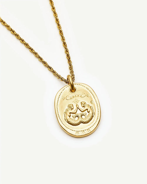 THE FRIENDSHIP TALISMAN ROPE CHAIN NECKLACE / GOLD
