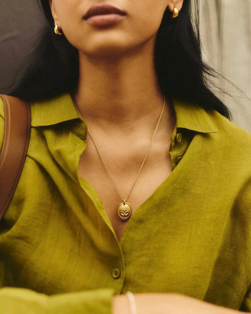 THE FRIENDSHIP TALISMAN ROPE CHAIN NECKLACE / GOLD