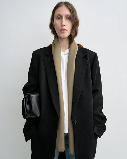 LIGHT WOOL SCARF / HAZEL