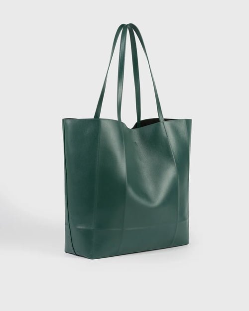 ROAM LEATHER TOTE / DARK GREEN