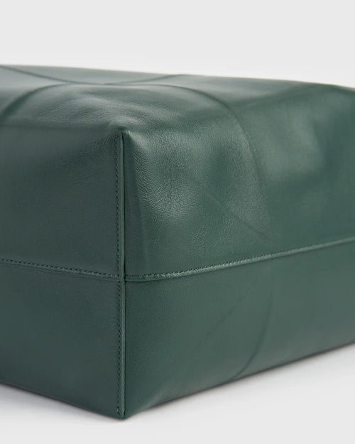 ROAM LEATHER TOTE / DARK GREEN