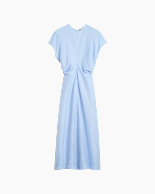 SLOUCH WAIST DRESS / SKY