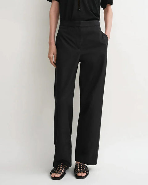 Shop TOTEME TWISTED SEAM TROUSERS / BLACK from thisisFABRIC – THIS