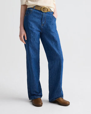 WIDE BELT / PETRIFIED OAK SUEDE