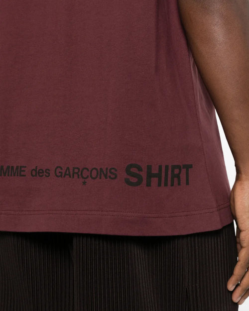 BASIC TEE T2PLA / DARK WINE