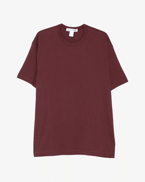 BASIC TEE T2PLA / DARK WINE