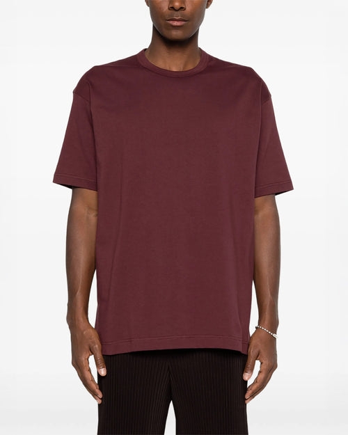 BASIC TEE T2PLA / DARK WINE