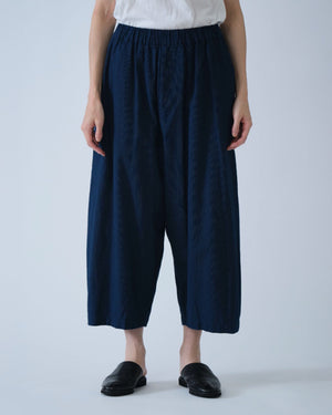 YARN DYE OXFORD RELAX PANTS / INDIGO